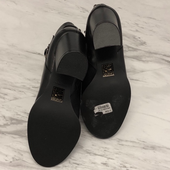 NWT Aldo Gold Studded Umalerith Boot Black - 7 - Picture 5 of 6